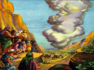 God's Pillar Leading the Israelites Exodus 13:21-22